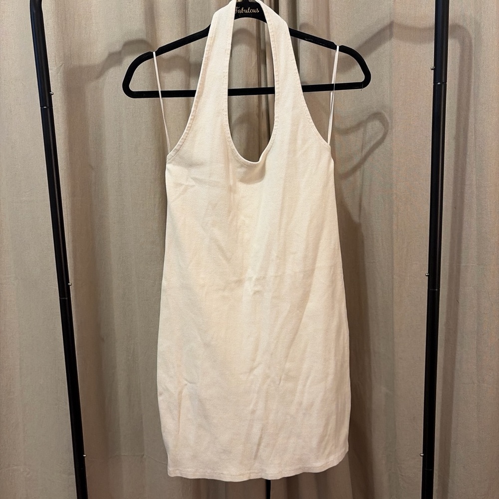 Cotton On Cream Backless Dress